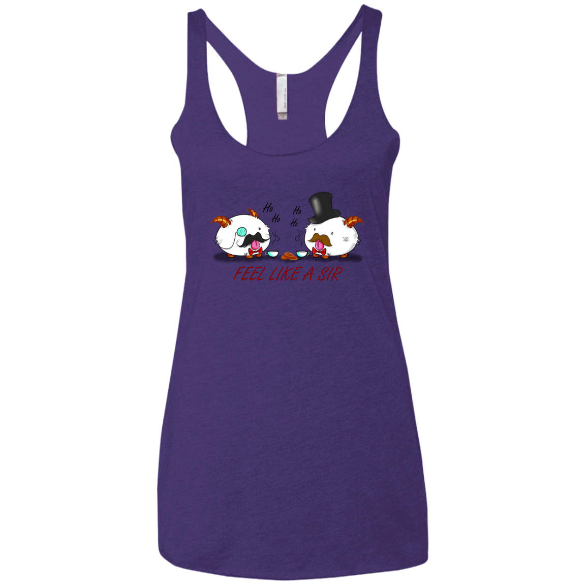 Poros like a sir Women's Triblend Racerback Tank