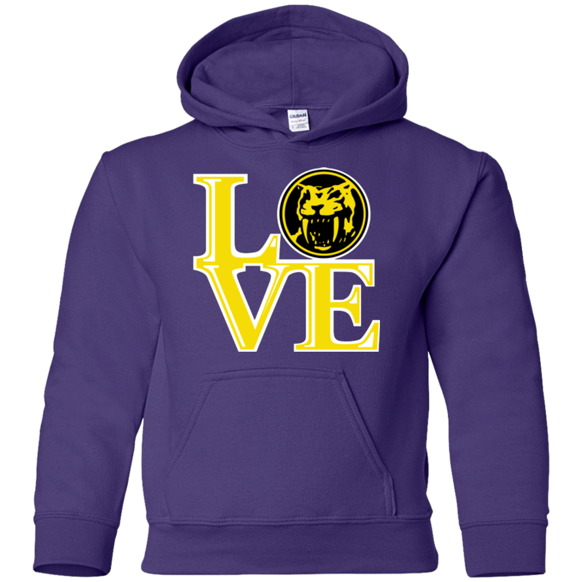 Yellow Ranger LOVE Youth Hoodie