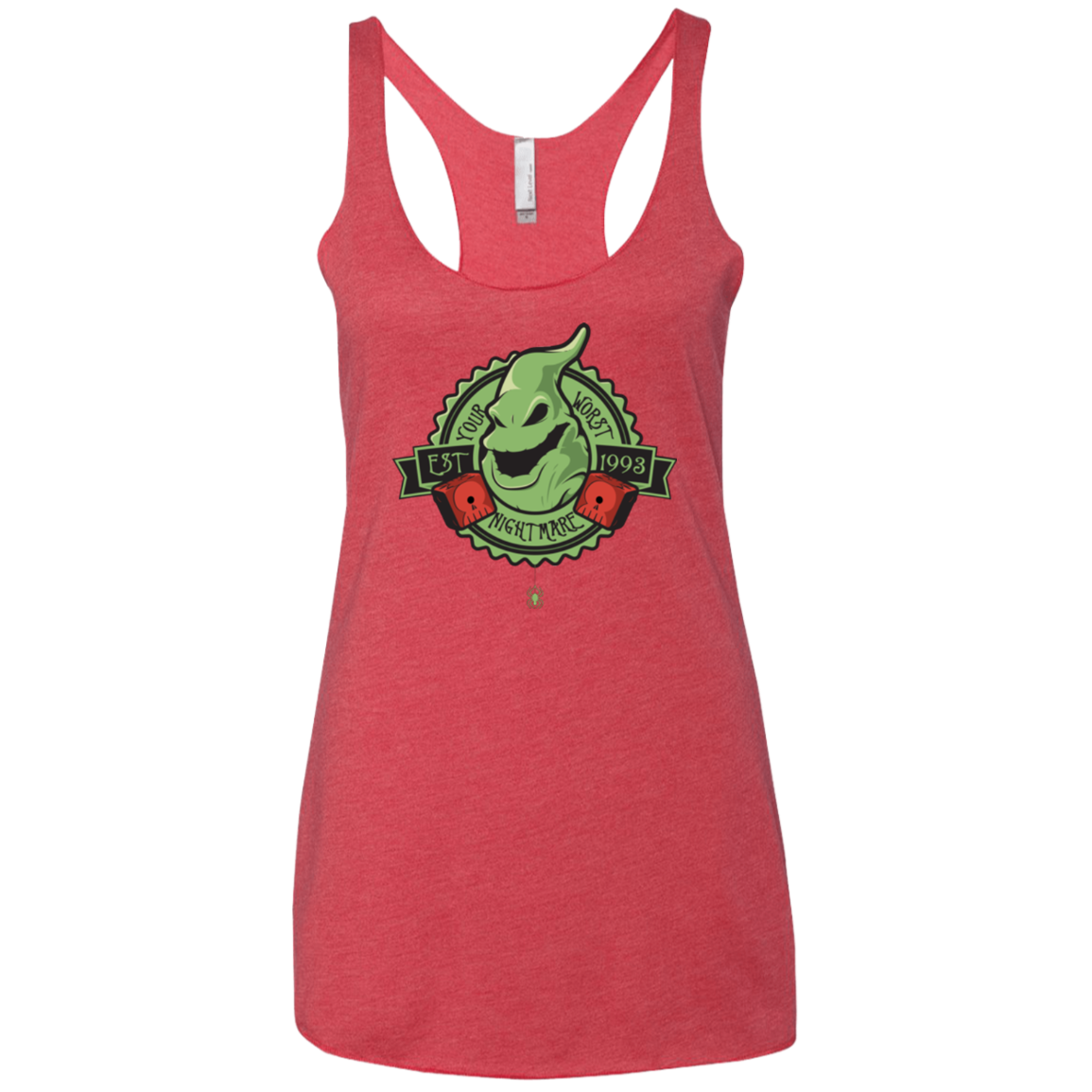 YOUR WORST NIGHTMARE Women's Triblend Racerback Tank