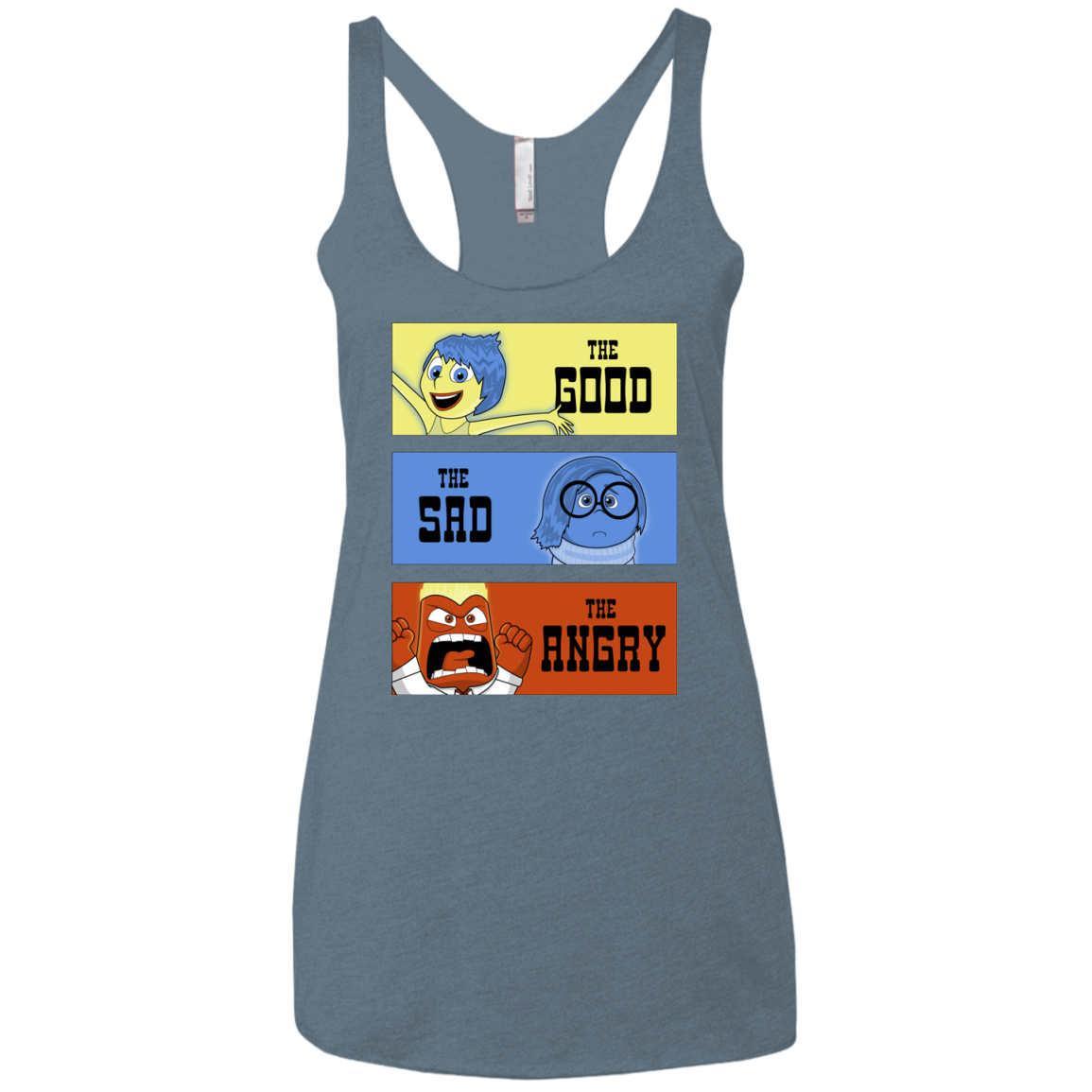 The Good, the Sad & the Angry Women's Triblend Racerback Tank