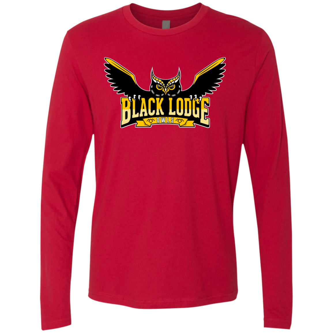 Black Lodge Owls Men's Premium Long Sleeve