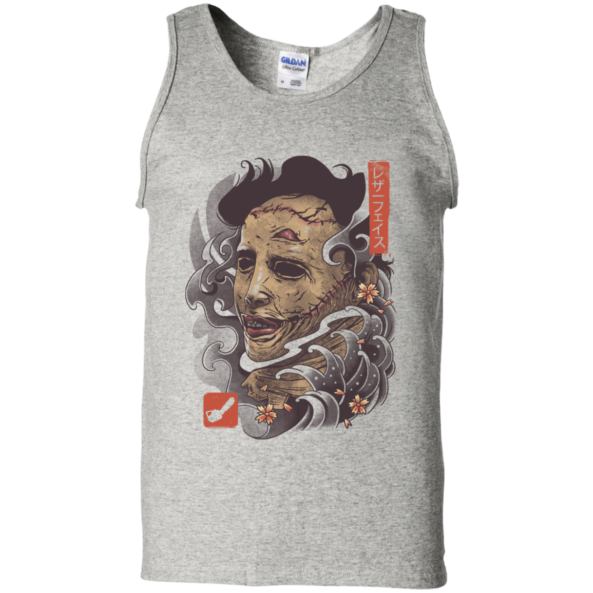 Oni Leather Mask Men's Tank Top