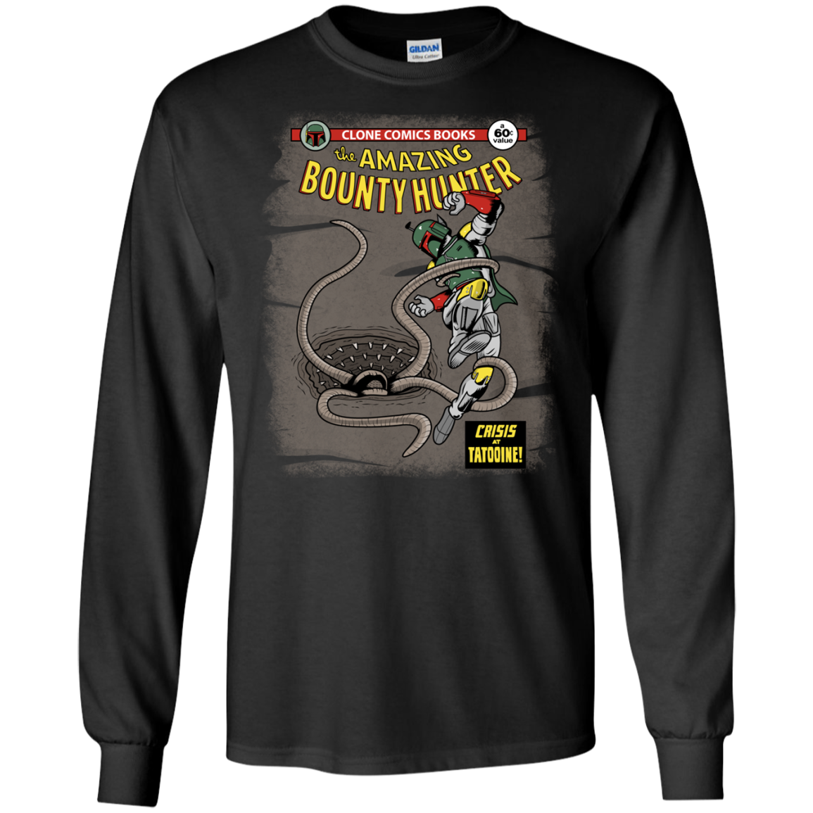 The Amazing Bounty Hunter Men's Long Sleeve T-Shirt