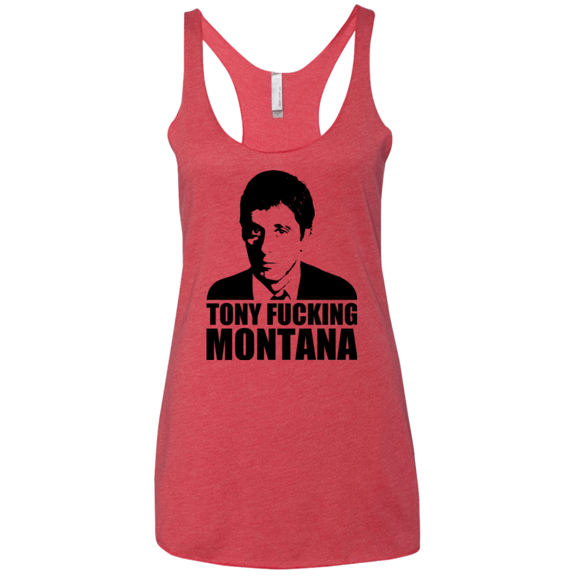 Tony Fucking Montana Women's Triblend Racerback Tank