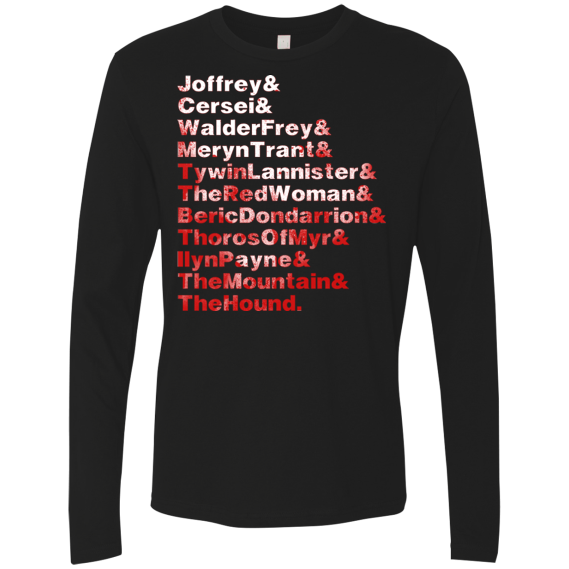 Aryas Kill List Men's Premium Long Sleeve