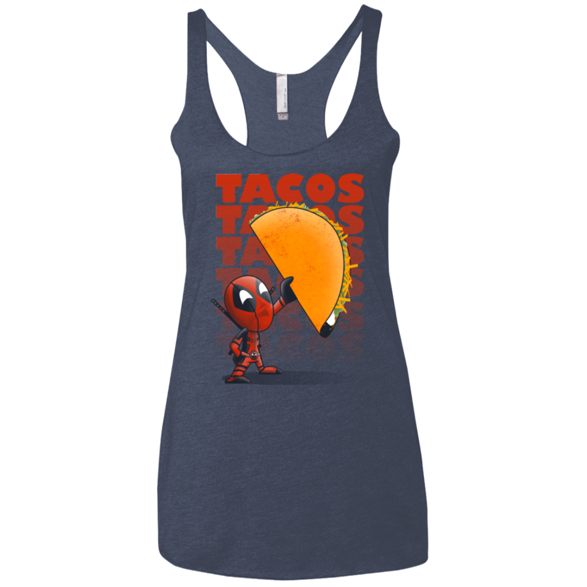 Tacos Women's Triblend Racerback Tank
