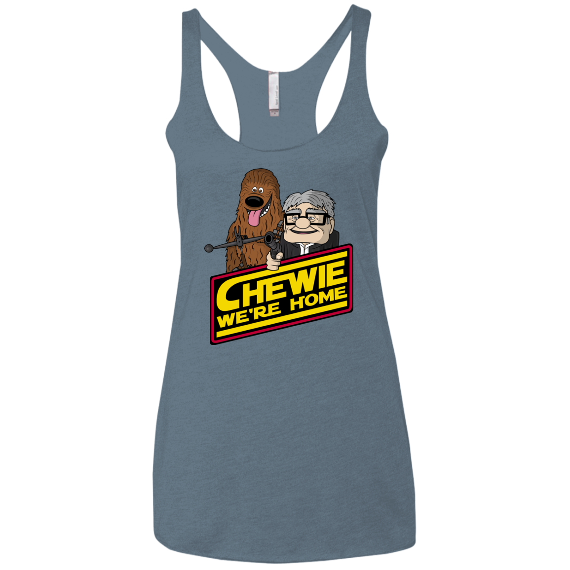 We're home Women's Triblend Racerback Tank