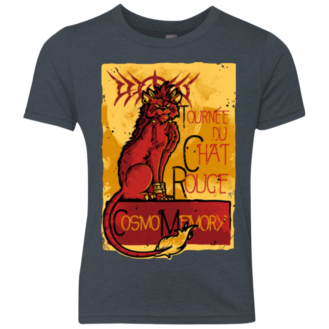 LE CHAT ROUGE Youth Triblend T-Shirt