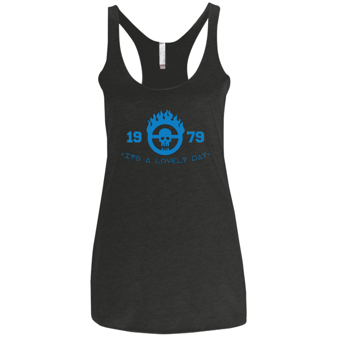 War Boy Lovely Day Women's Triblend Racerback Tank