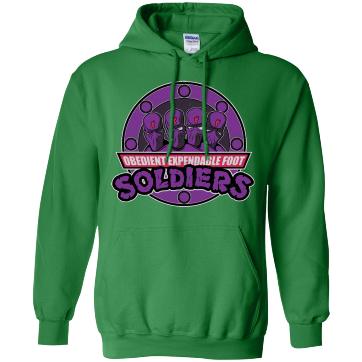 OBEDIENT EXPENDABLE FOOT SOLDIERS Pullover Hoodie