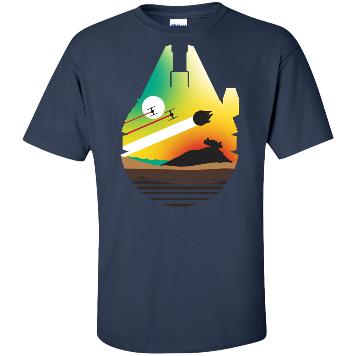 Escape from Desert Planet Tall T-Shirt