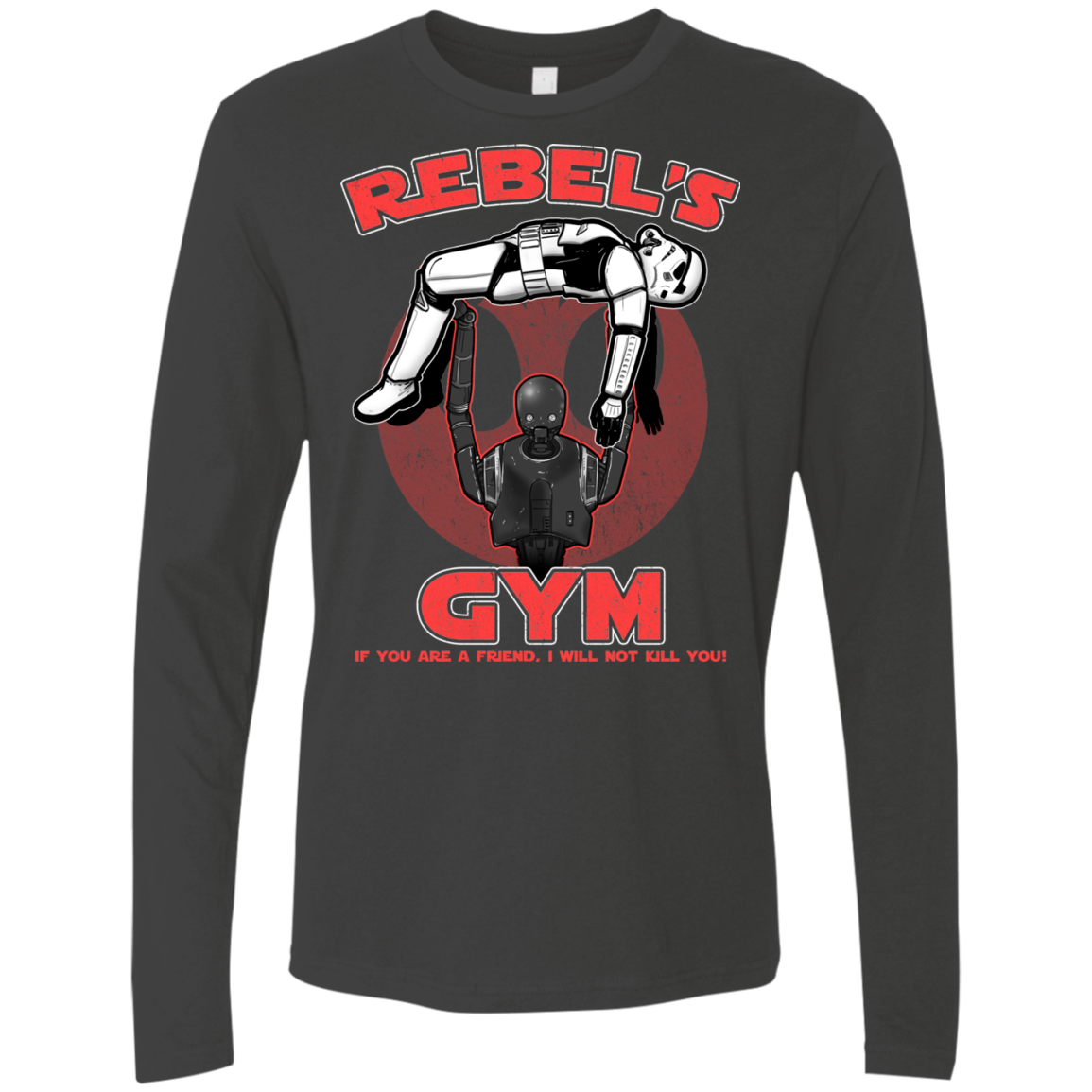 Rebel's Gym Men's Premium Long Sleeve