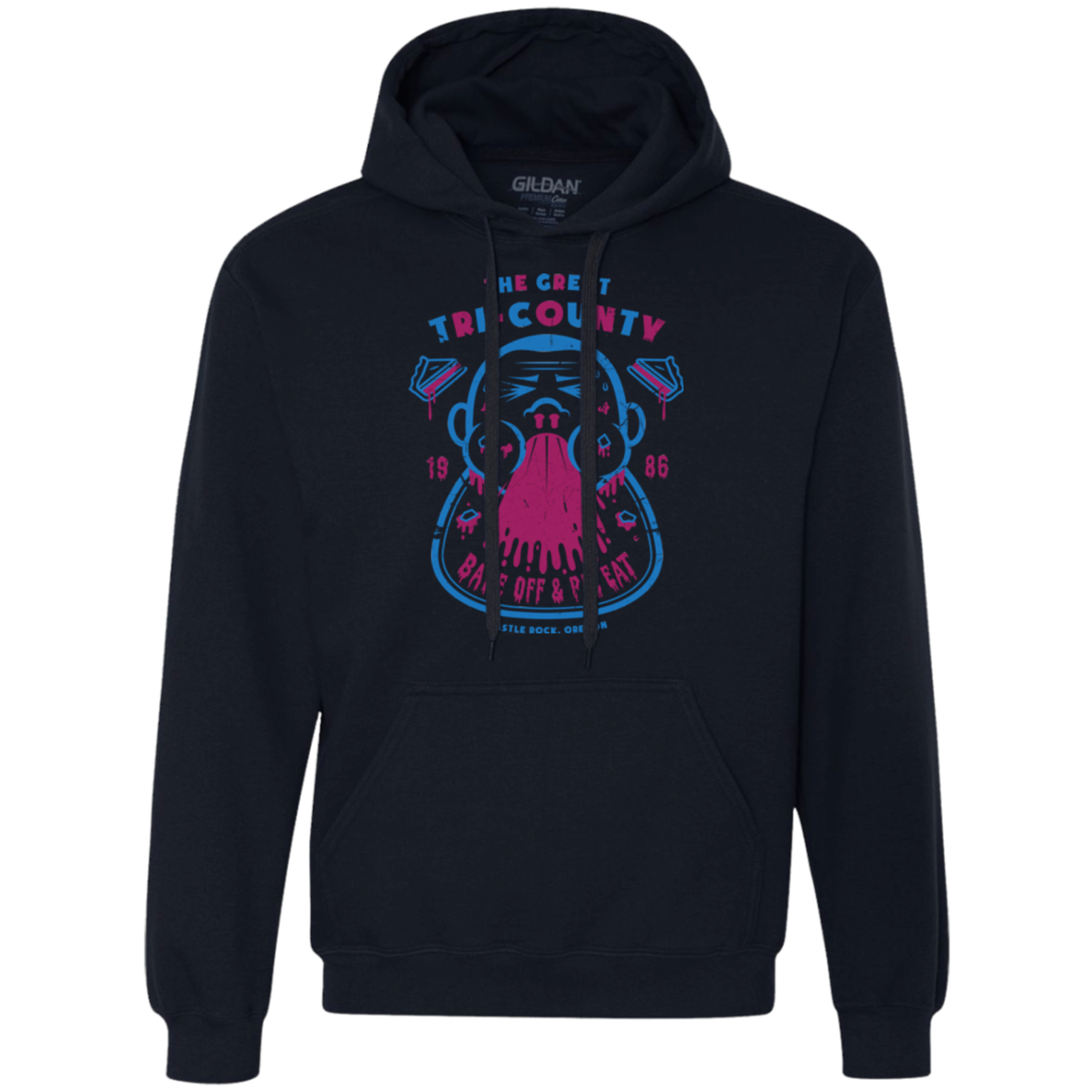 Tri County Pie Eating Premium Fleece Hoodie