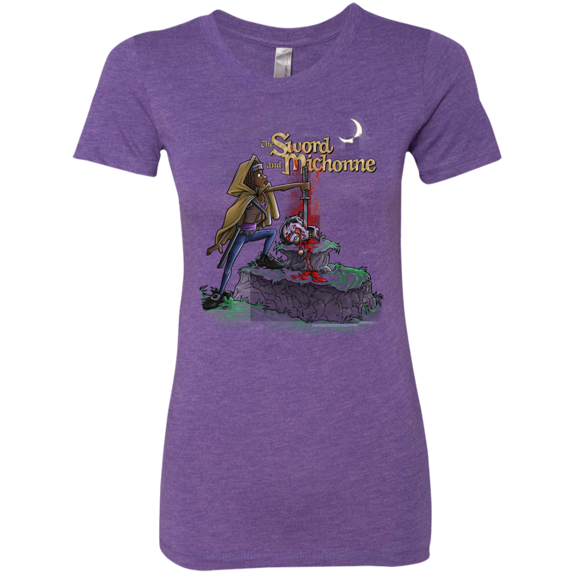 The Sword and Michonne Women's Triblend T-Shirt