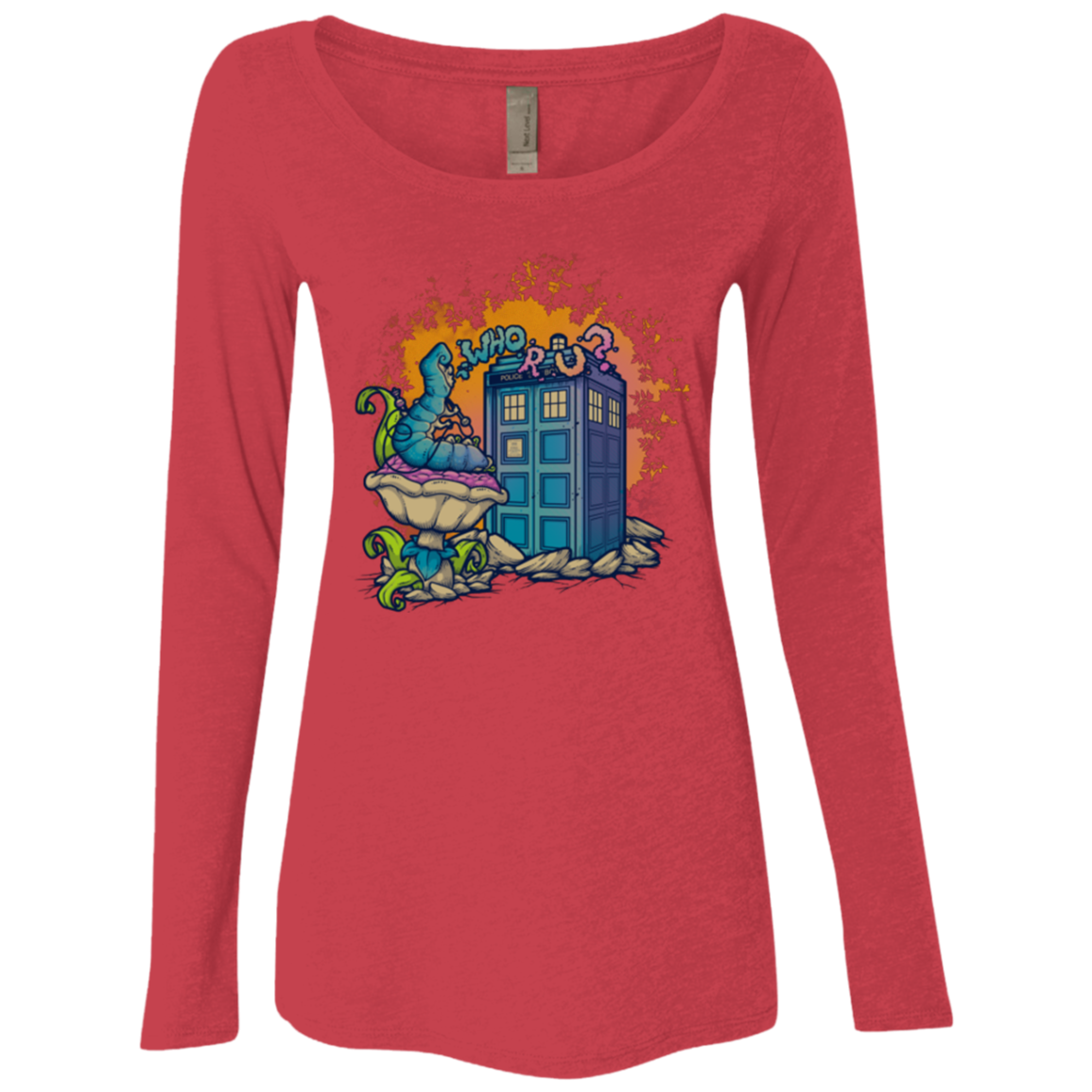 WHO R U 2 Women's Triblend Long Sleeve Shirt