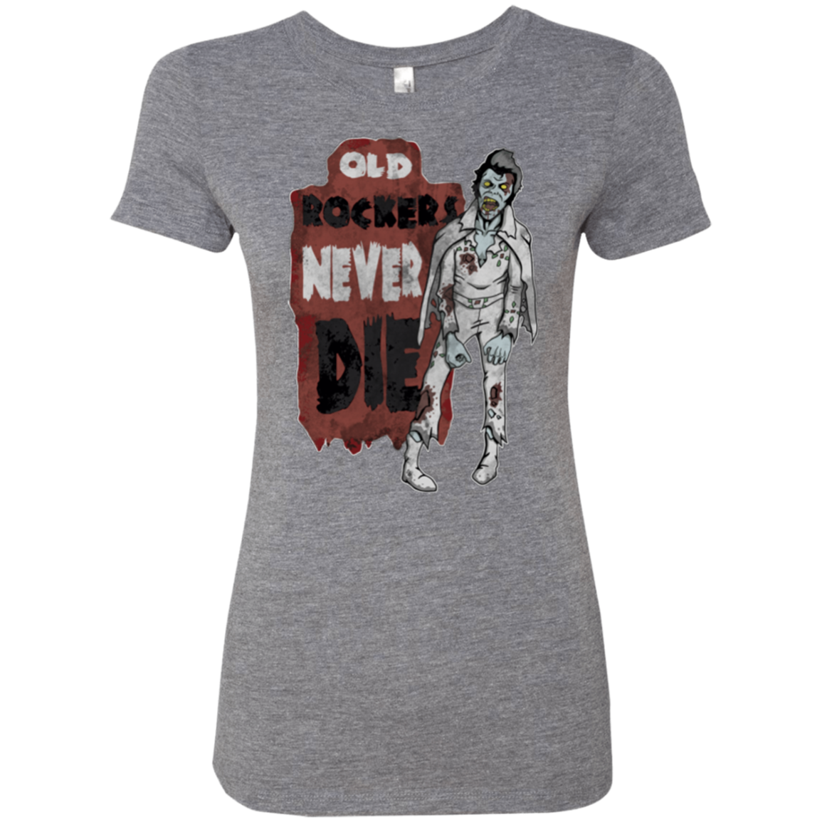 Old Rockers Never Die Women's Triblend T-Shirt