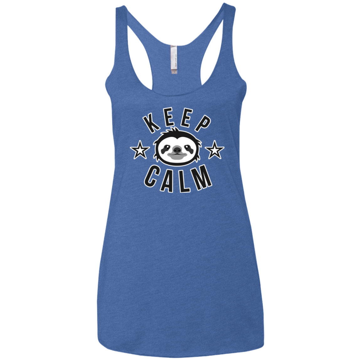Keep Calm Women's Triblend Racerback Tank