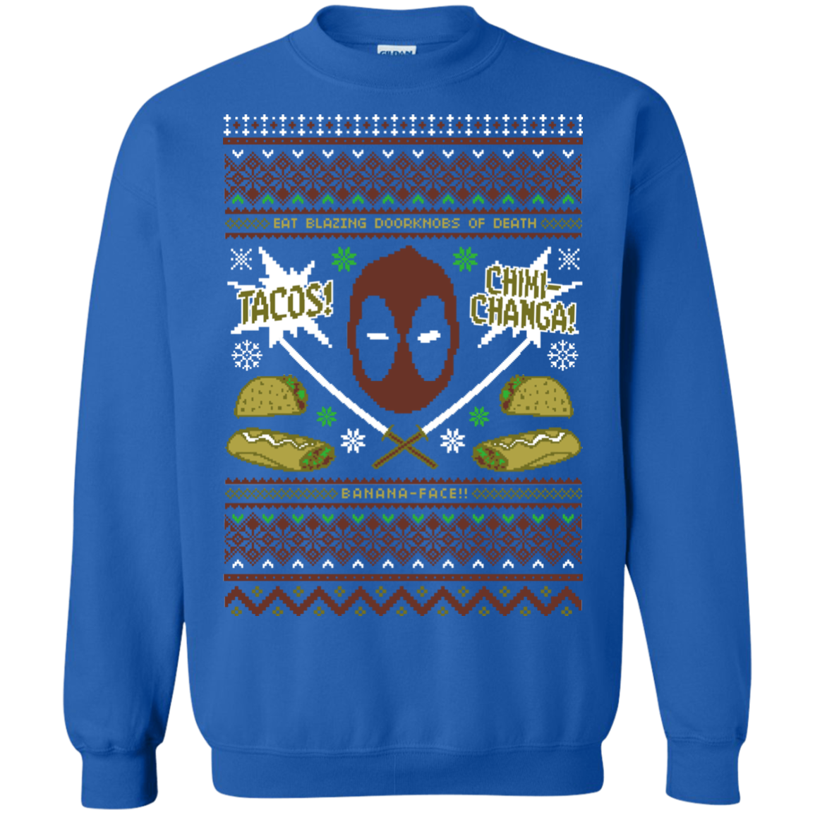 Ugly Deadpool Crewneck Sweatshirt