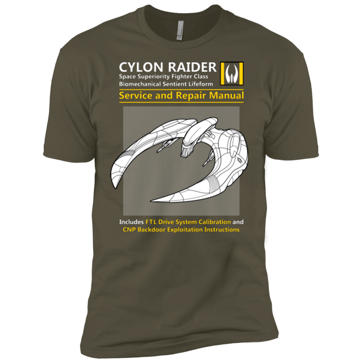 CYLON RAIDER SERVICE & REPAIR MANUAL Men's Premium T-Shirt