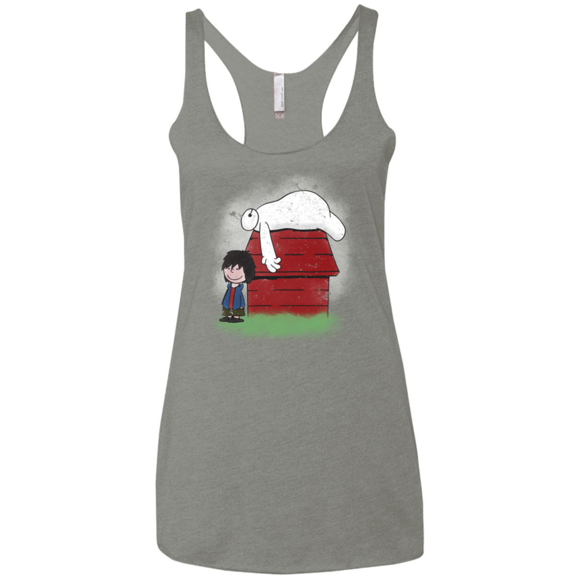 Big Peanut 6 Women's Triblend Racerback Tank