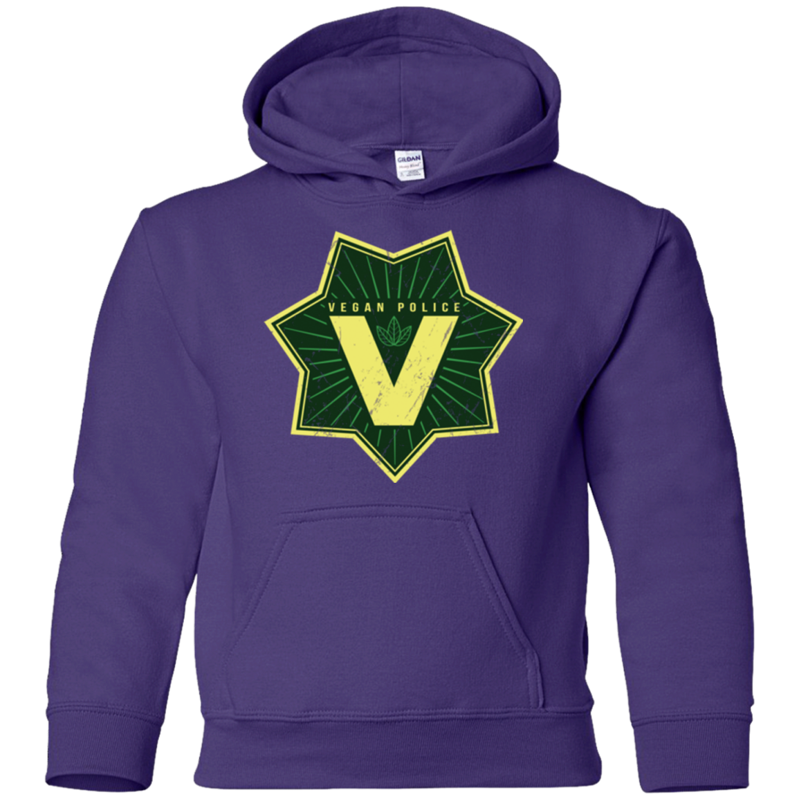 Vegan Police Youth Hoodie