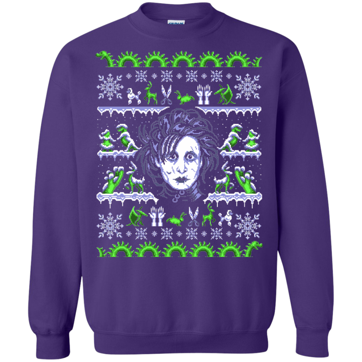 Edward Scissorhands ugly sweater Crewneck Sweatshirt