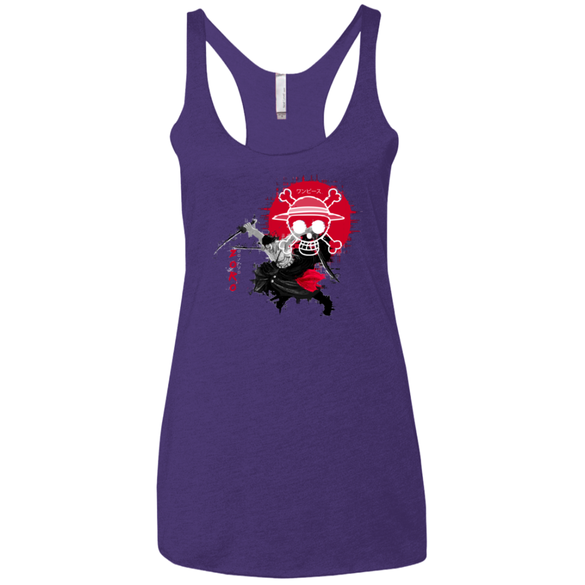 Zoro Women's Triblend Racerback Tank