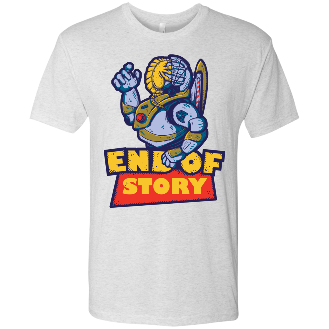 END OF STORY Men's Triblend T-Shirt