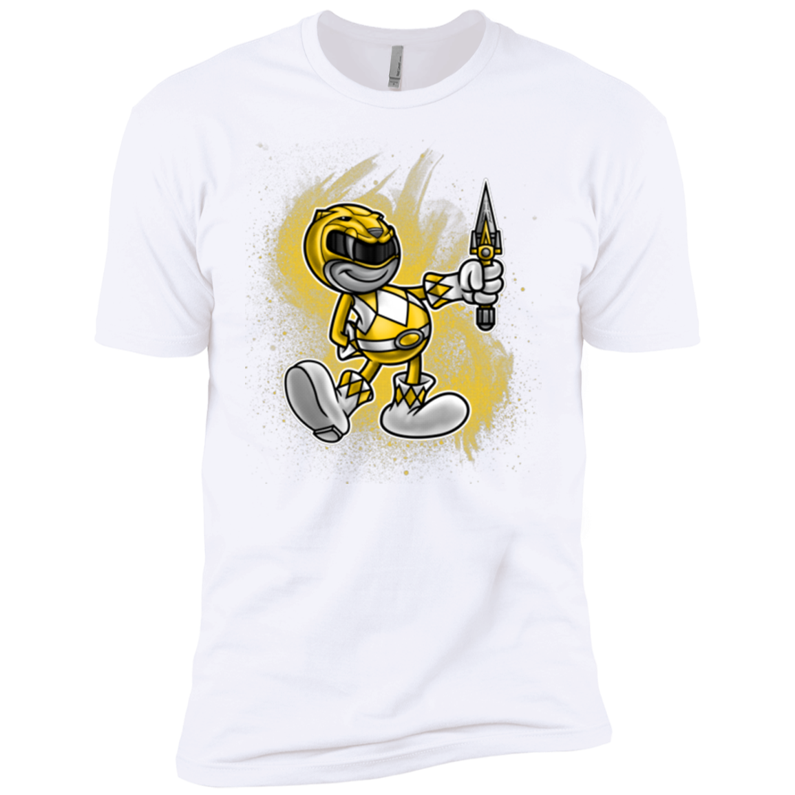 Yellow Ranger Artwork Boys Premium T-Shirt