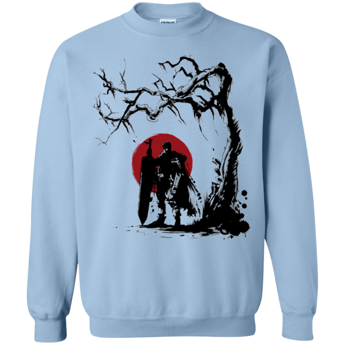 Black Swordsman under the sun Crewneck Sweatshirt