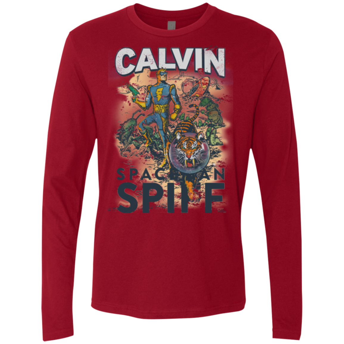 Spaceman Spiff Men's Premium Long Sleeve