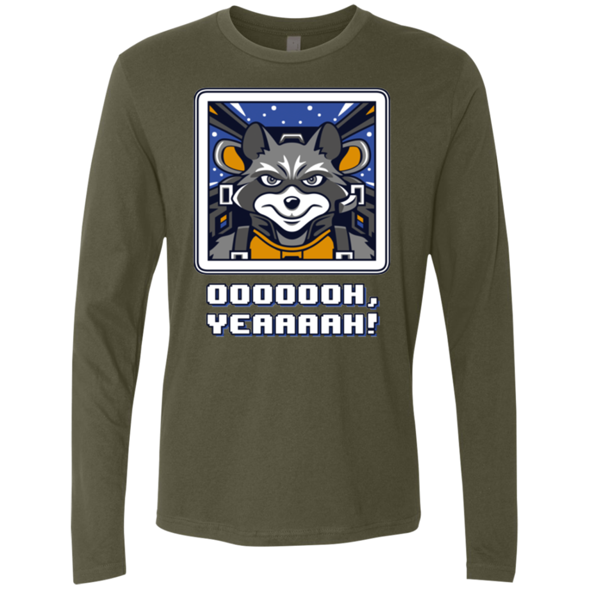 Star Raccoon Men's Premium Long Sleeve