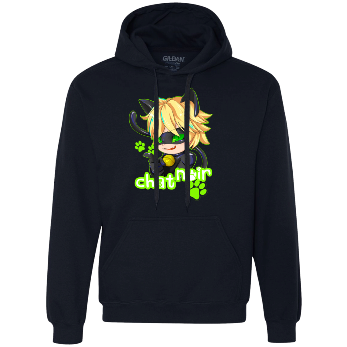 Chat Noir Premium Fleece Hoodie