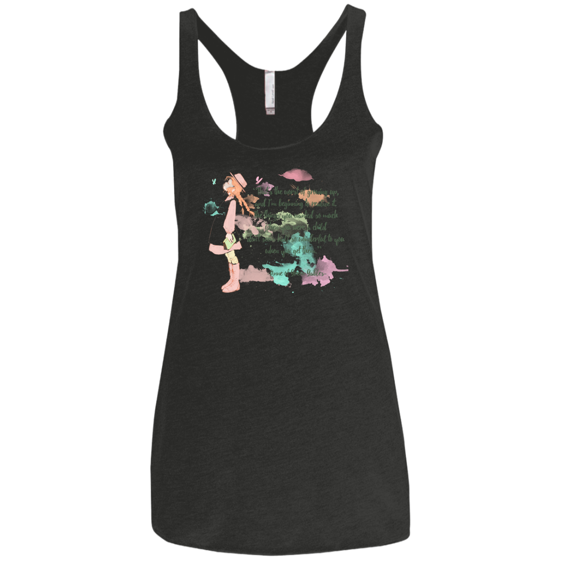 Anne of Green Gables 5 Women's Triblend Racerback Tank