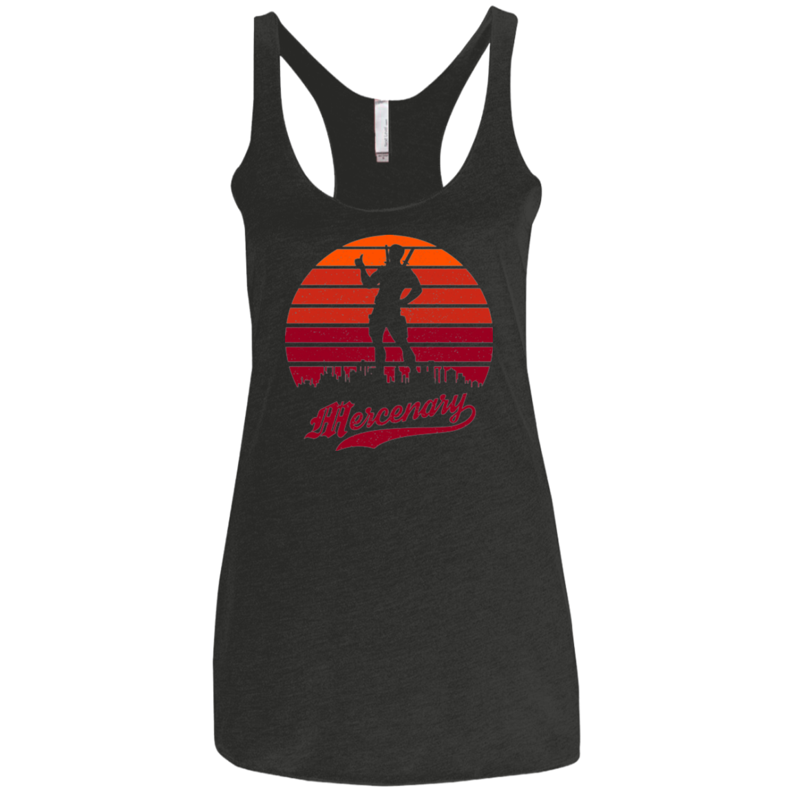 Mercenary SunSet Women's Triblend Racerback Tank