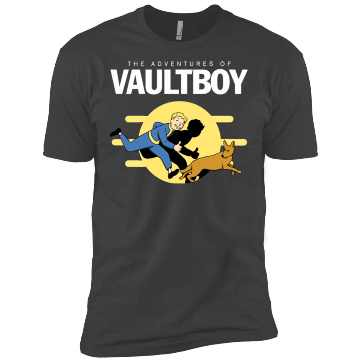 Boy and his dog Men's Premium T-Shirt