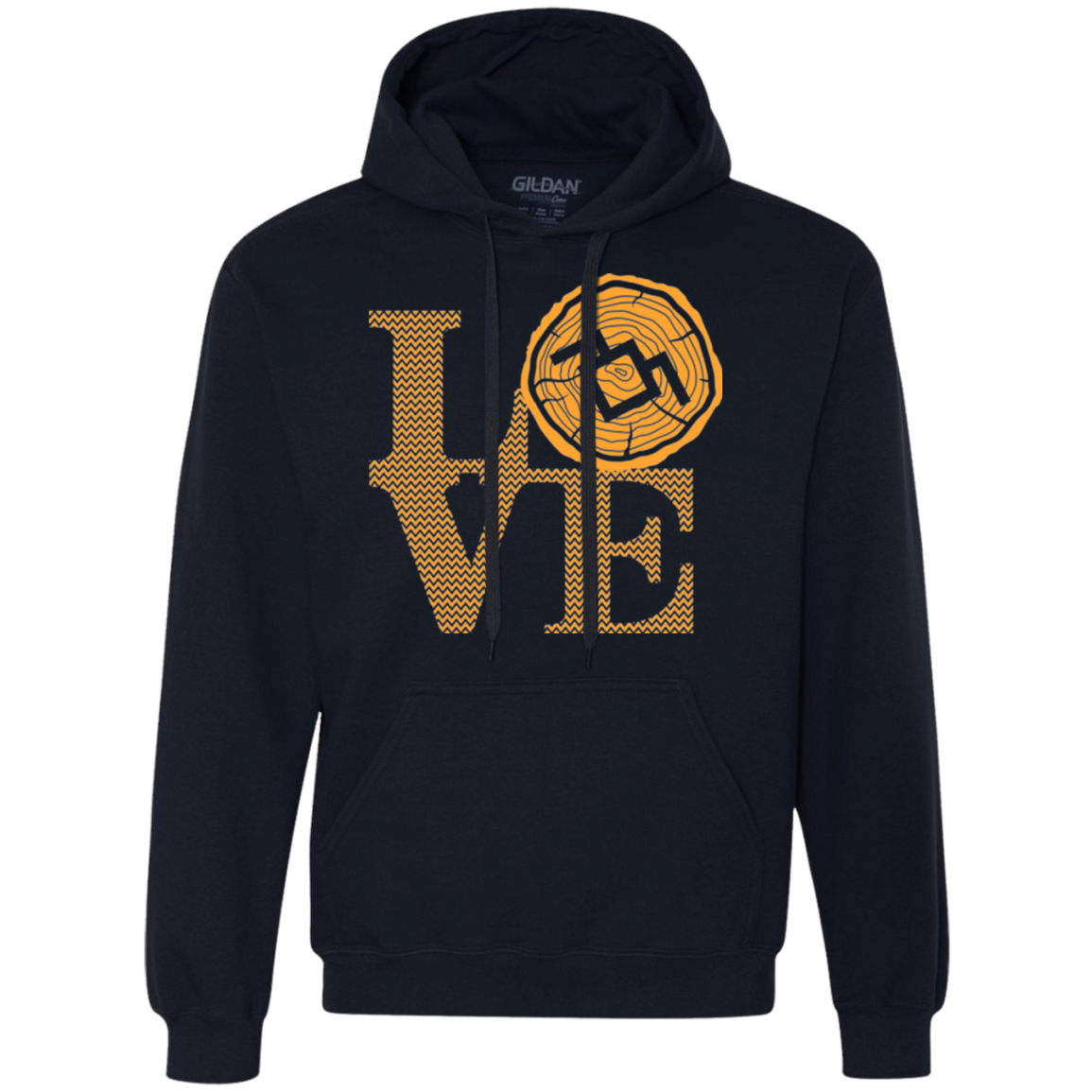 LOVE TWIN PEAKS Premium Fleece Hoodie