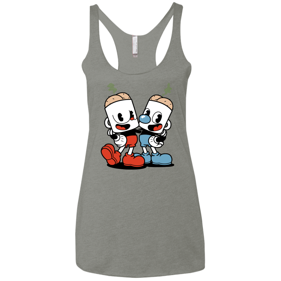 Butthead Women's Triblend Racerback Tank