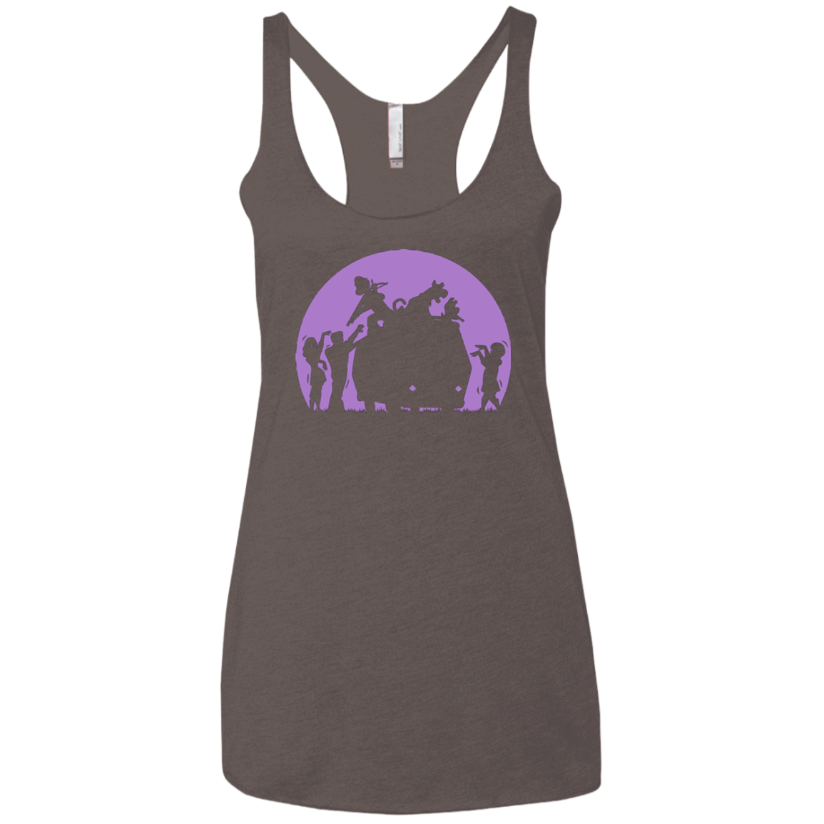 Zoinks They're Zombies Women's Triblend Racerback Tank