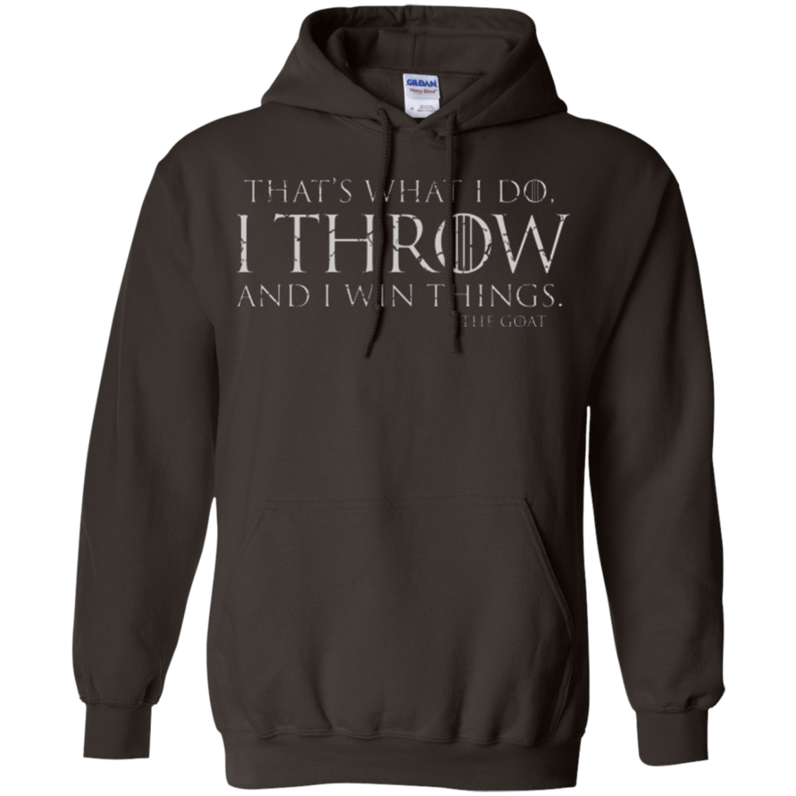 I Throw Pullover Hoodie