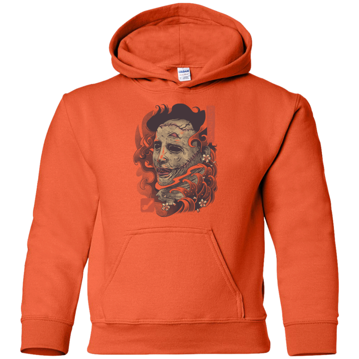 Oni Leather Mask Youth Hoodie