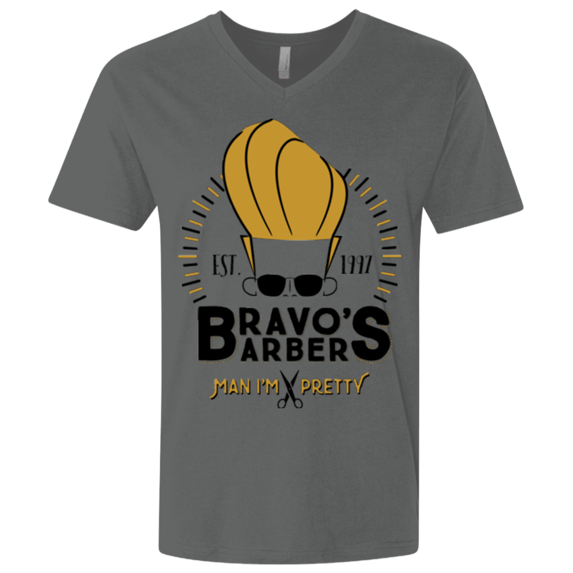 Bravos Barbers Men's Premium V-Neck