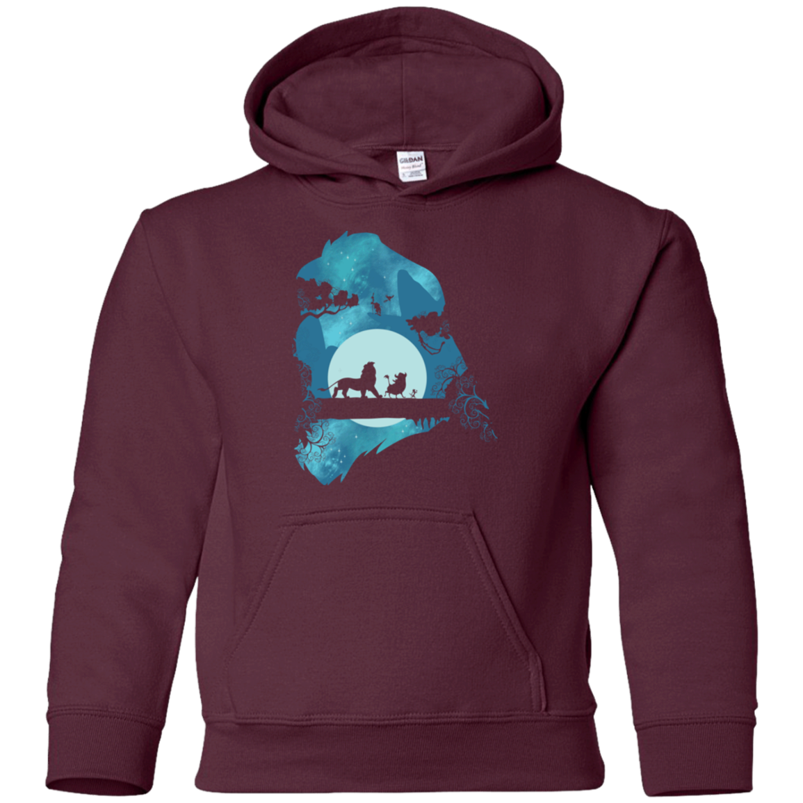 Lion Portrait Youth Hoodie