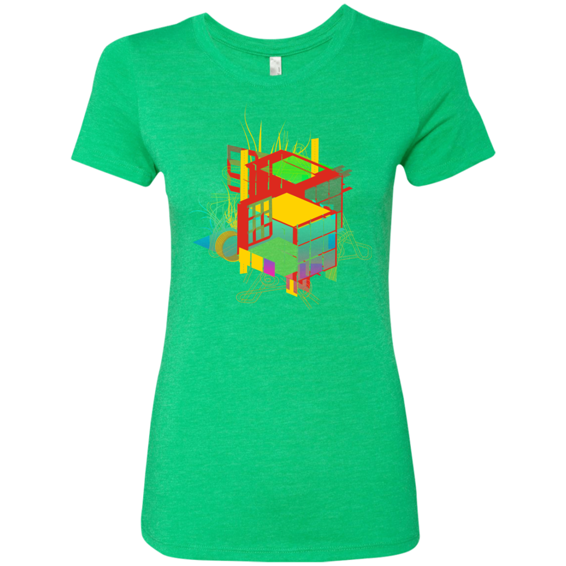 Rubik's Building Women's Triblend T-Shirt
