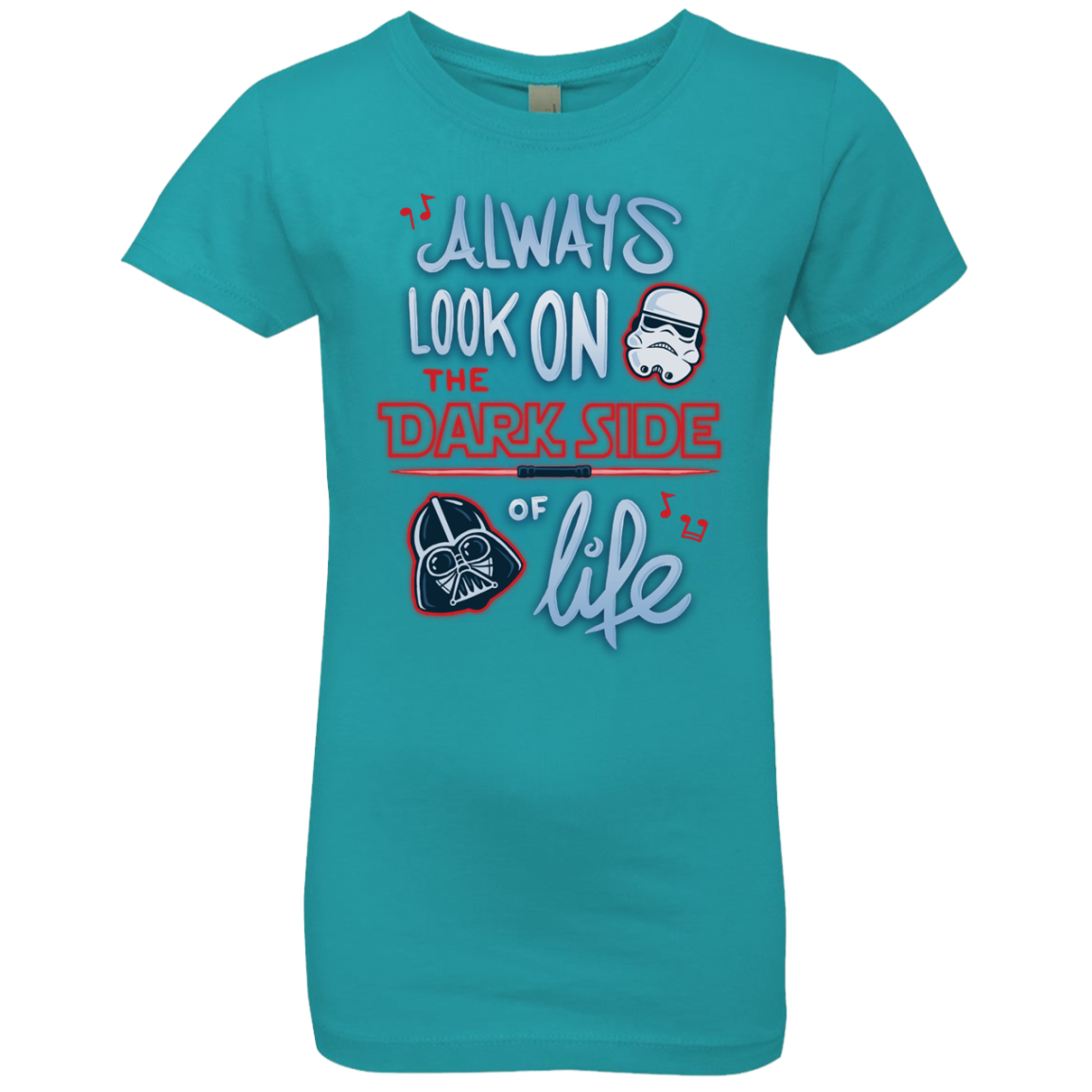 Dark Side of Life Girls Premium T-Shirt