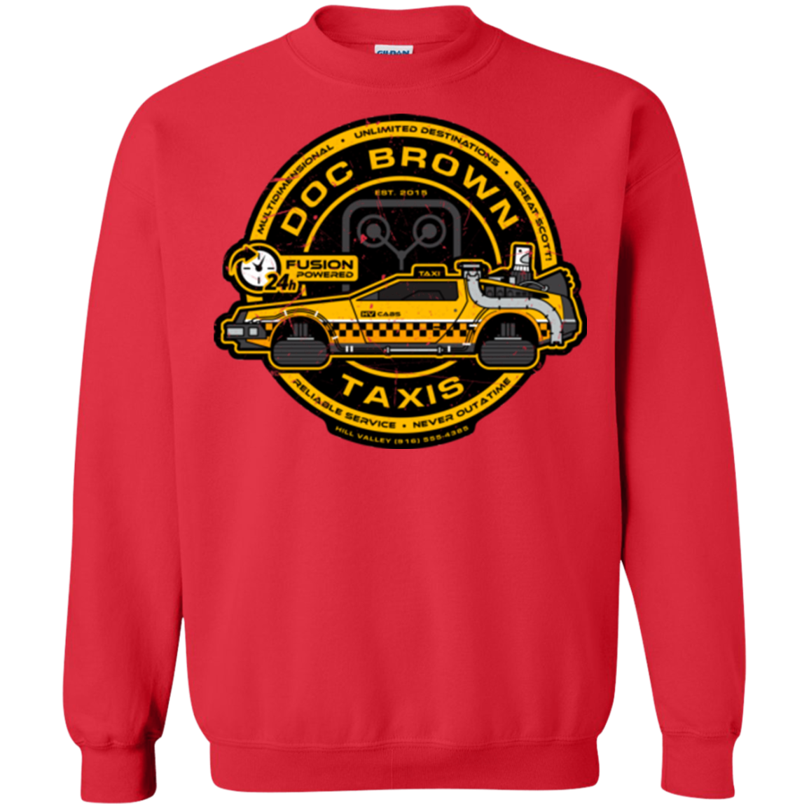 Doc Brown Taxis Crewneck Sweatshirt