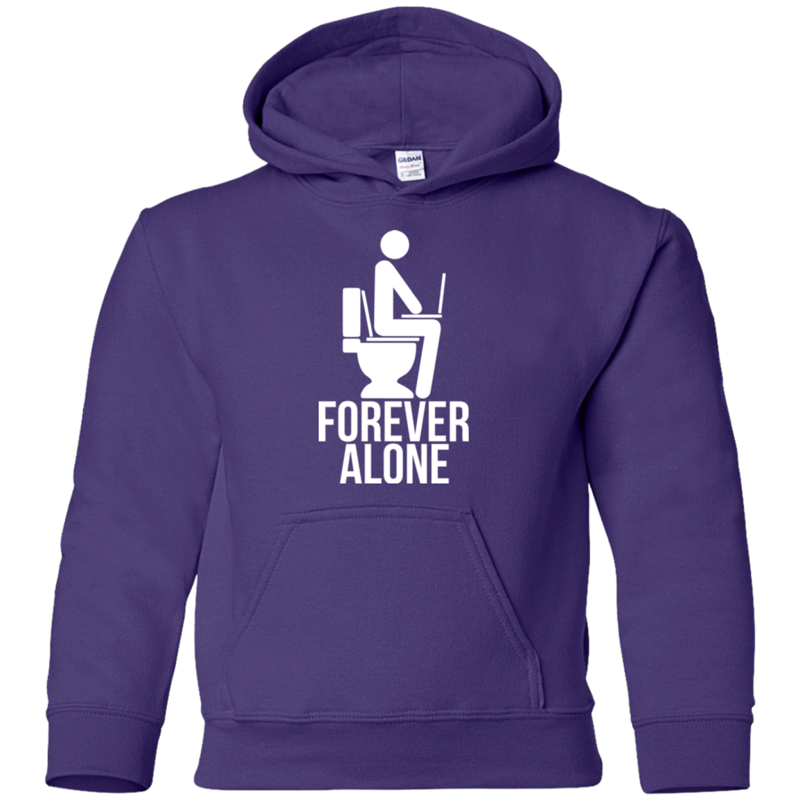 Forever alone Youth Hoodie