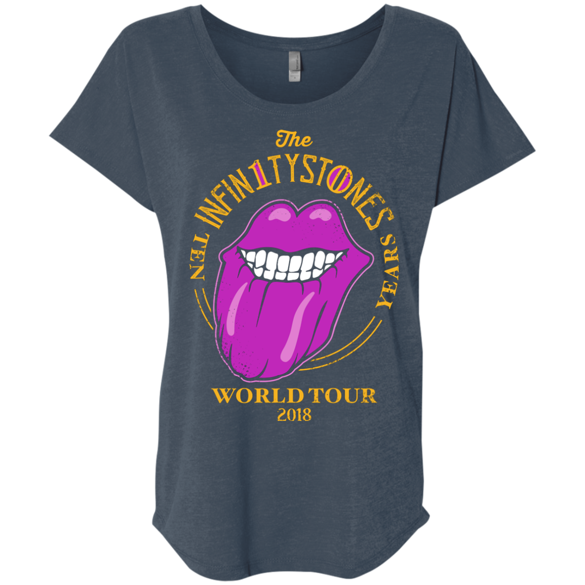 Stones World Tour Triblend Dolman Sleeve