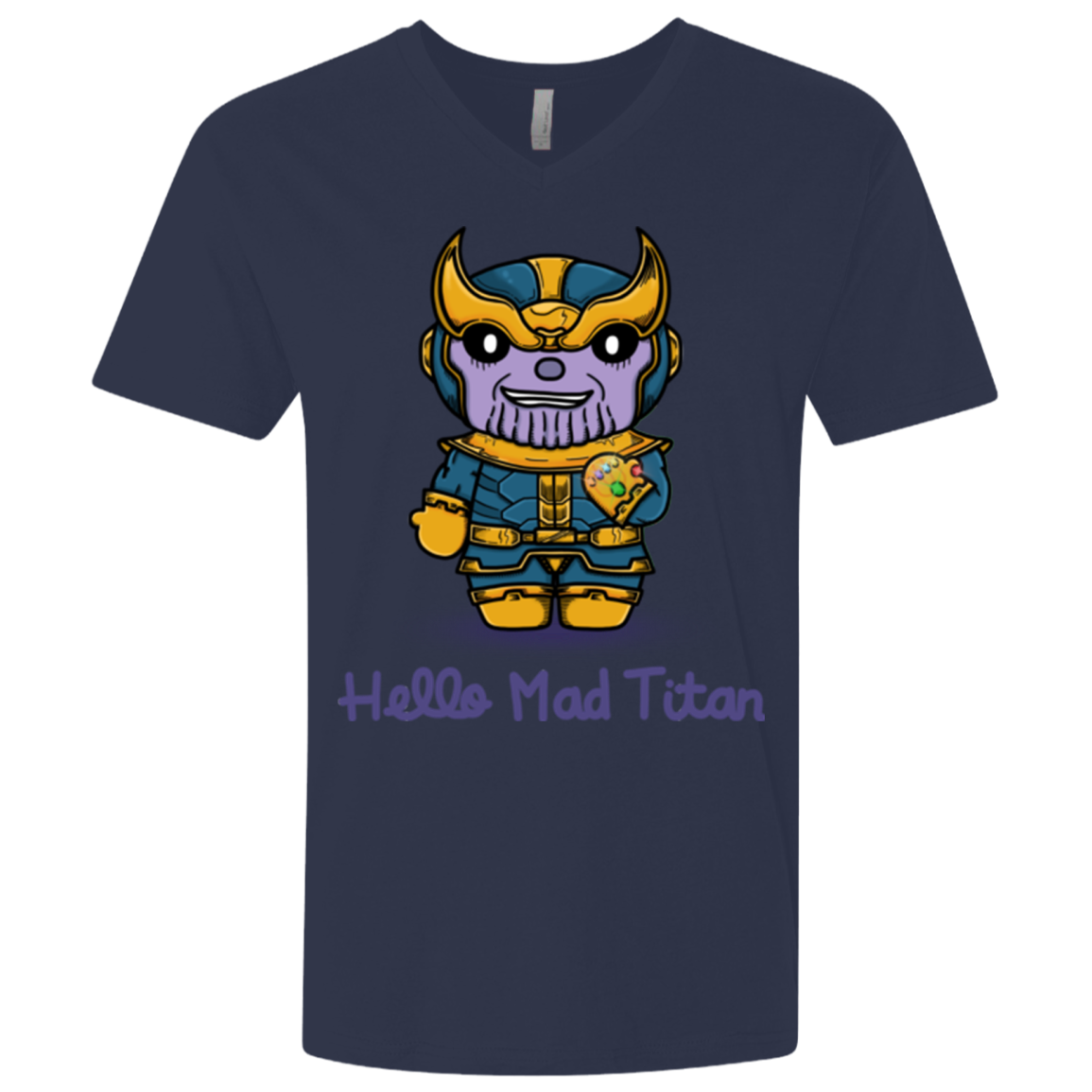 Hello Mad Titan Men's Premium V-Neck