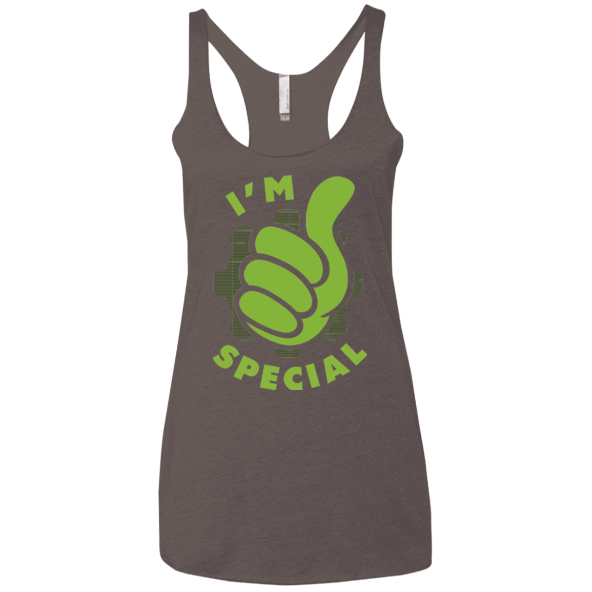 Special Dweller Women's Triblend Racerback Tank